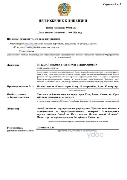 Лицензия Лицензия