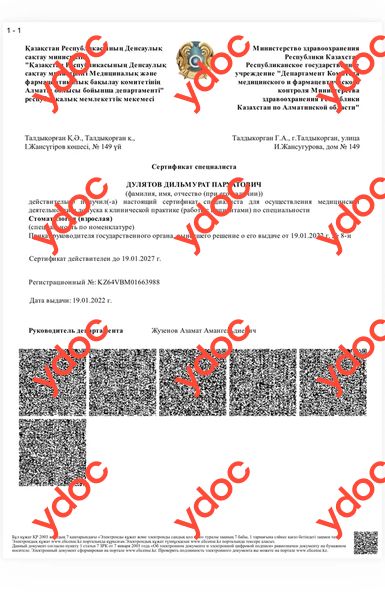 Құжаттар мен фотосуреттер - Дулятов Д. П.