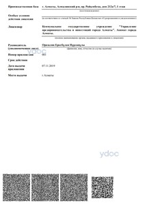 Приложение к лицензии