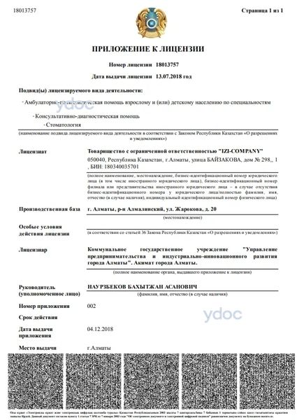 Лицензия Лицензия