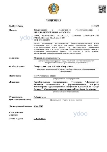 Лицензия Лицензия