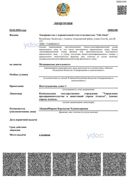 Лицензия Лицензия