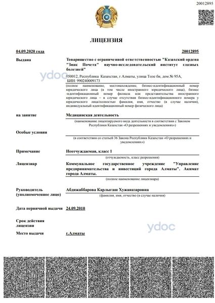 Лицензия Лицензия