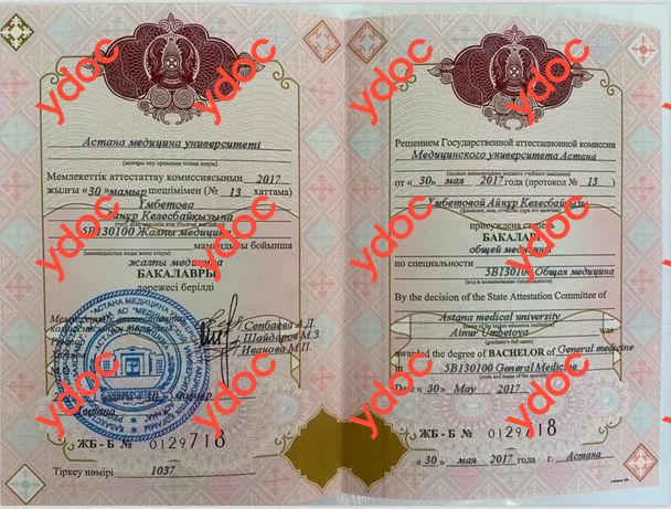 Документы и фотографии - Умбетова А. К.