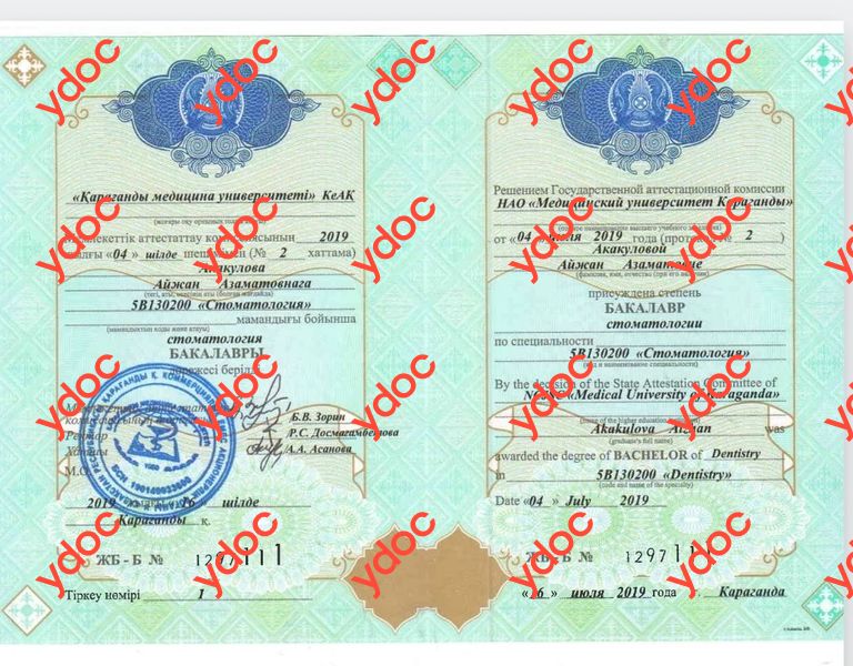 Документы и фотографии - Акакулова А. А.