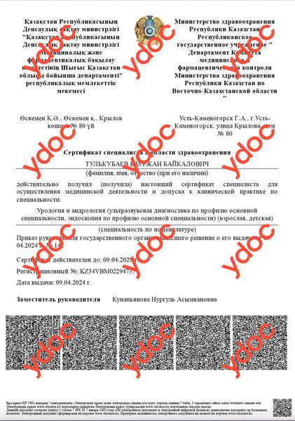 Документы и фотографии - Тулькубаев Б. Б.