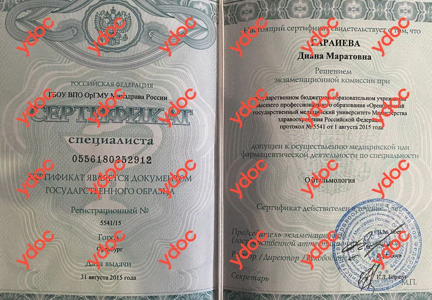 Документы и фотографии - Шурбаева Д. М.