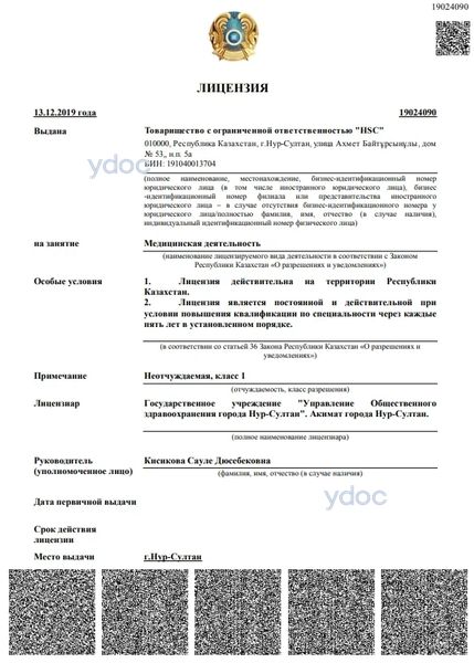 Лицензия Лицензия