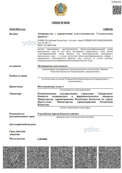 Лицензия Лицензия