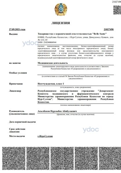 Лицензия Лицензия