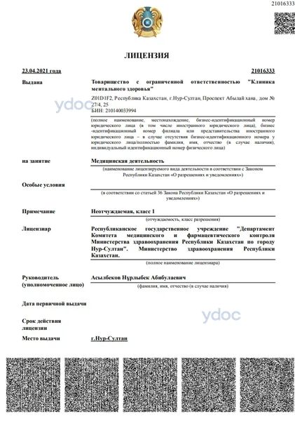 Лицензия Лицензия