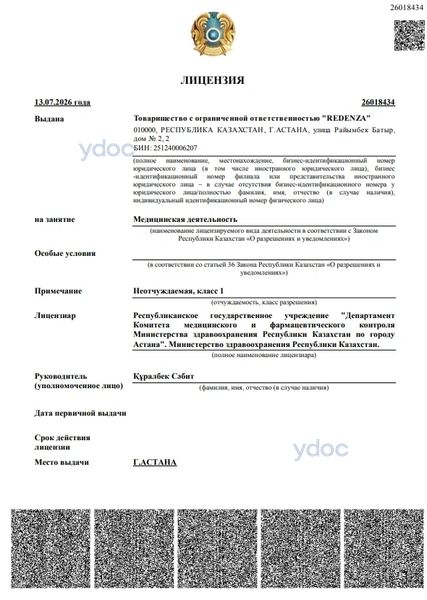 Лицензия Лицензия