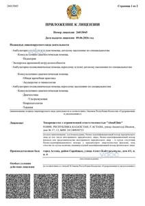 Лицензияға қосымша Лицензияға қосымша