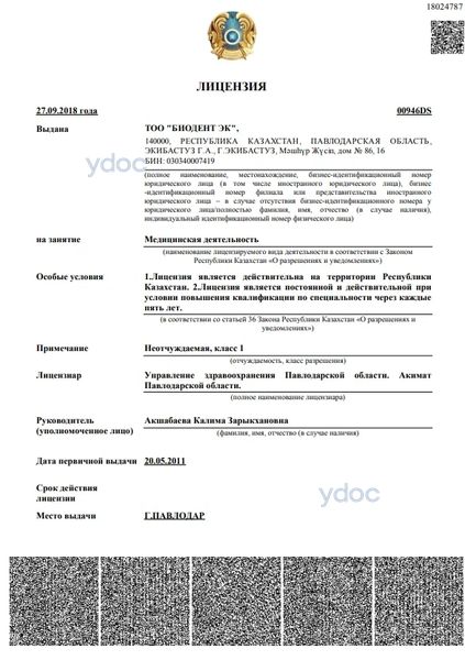 Лицензия Лицензия