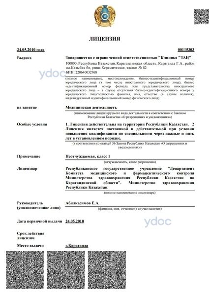 Лицензия Лицензия