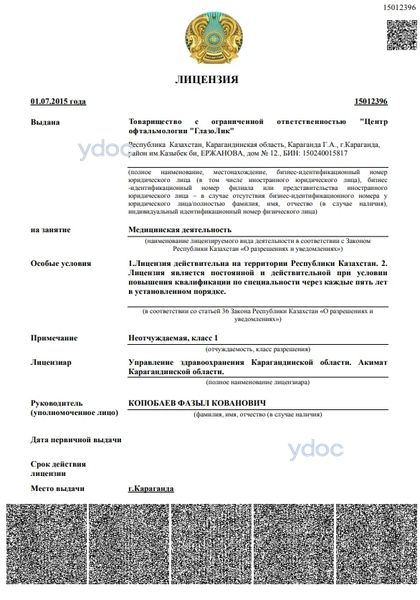 Лицензия Лицензия