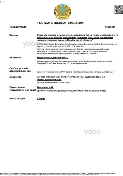 Лицензия Лицензия