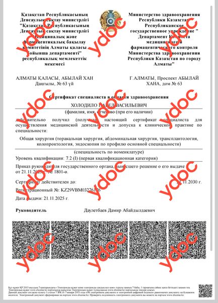 Құжаттар мен фотосуреттер - Холодило П. В.