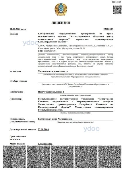 Лицензия Лицензия