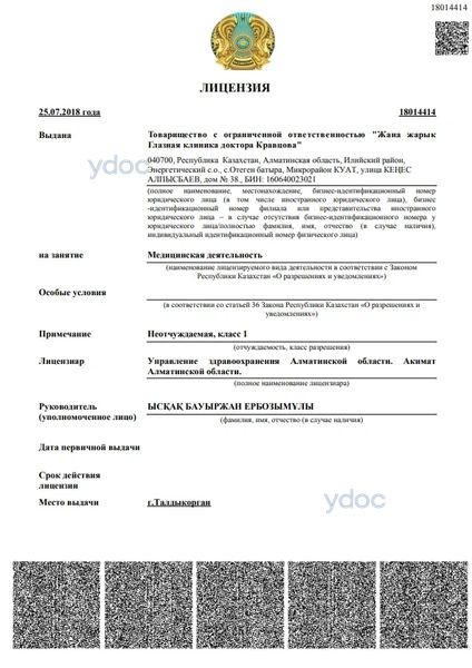 Лицензия Лицензия