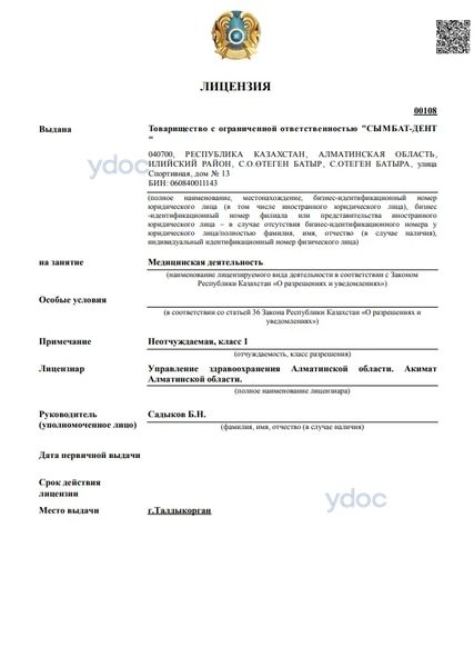 Лицензия Лицензия