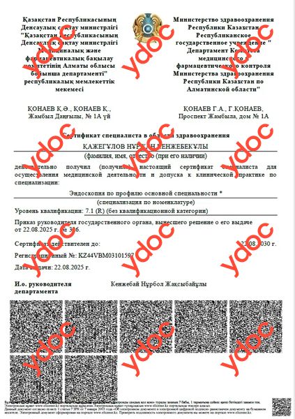 Құжаттар мен фотосуреттер - Қажегұлов Н. К.