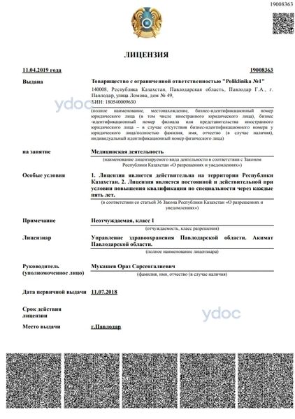 Лицензия Лицензия