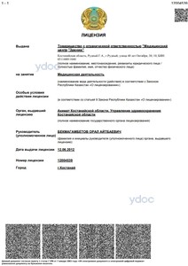 Лицензия Лицензия