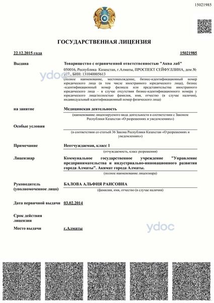 Лицензия Лицензия