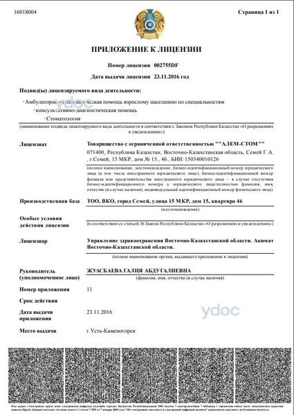 Лицензия Лицензия