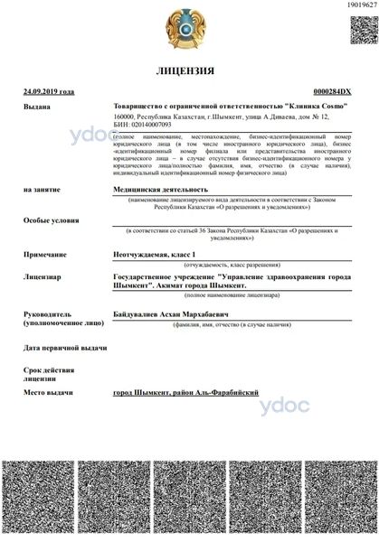 Лицензия Лицензия