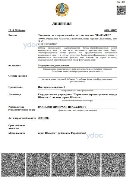 Лицензия Лицензия