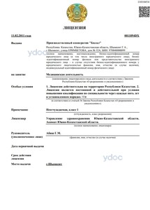 Лицензия