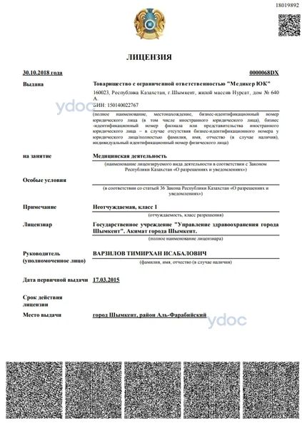 Лицензия Лицензия