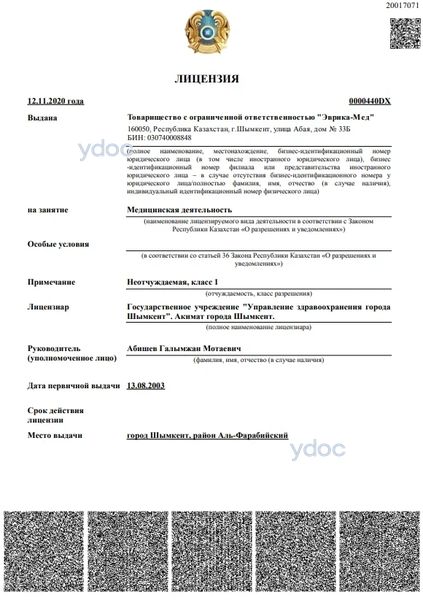 Лицензия Лицензия