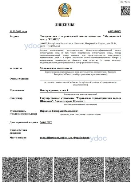 Лицензия Лицензия