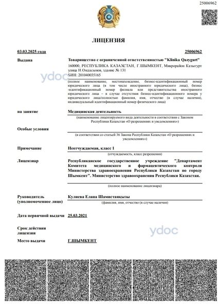 Лицензия Лицензия