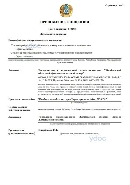 Лицензия Лицензия