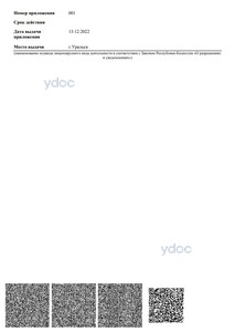 Лицензияға қосымша