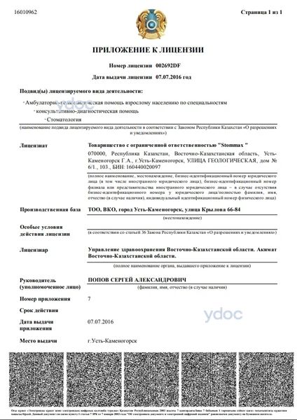 Лицензия Лицензия